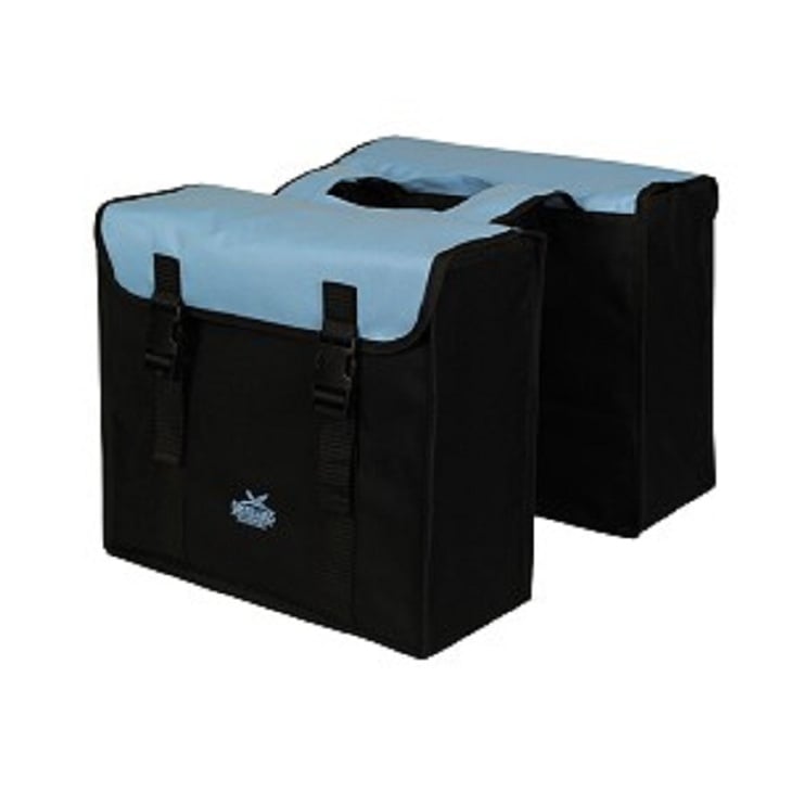 Fietstas dubbel 34L: blauw Fietstas dubbel 34L: blauw