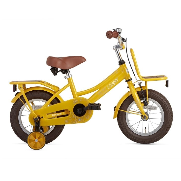 Popal Cooper Bamboo meisjesfiets 12 inch Popal Cooper Bamboo meisjesfiets 12 inch