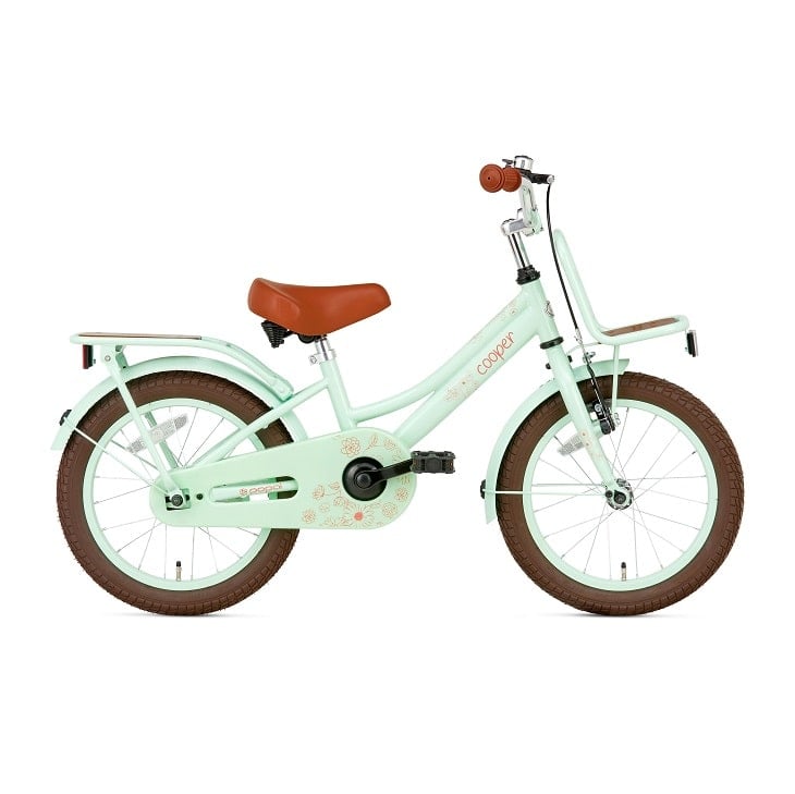 Popal Cooper Bamboo meisjesfiets 16 inch Popal Cooper Bamboo meisjesfiets 16 inch