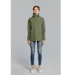 Basil regenjas Hoga unisex Olive Green