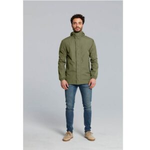 Basil regenjas Hoga unisex Olive Green