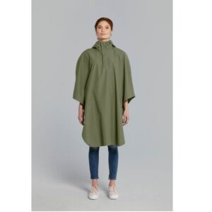 Basil poncho Hoga unisex Olive Green one size