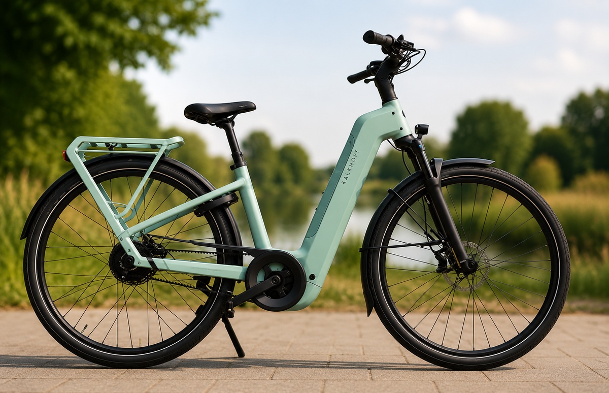 Comfortabele elektrische stadsfiets